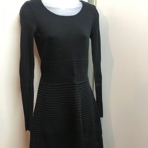 Simply Vera by Vera Wang black sweatera-line dress